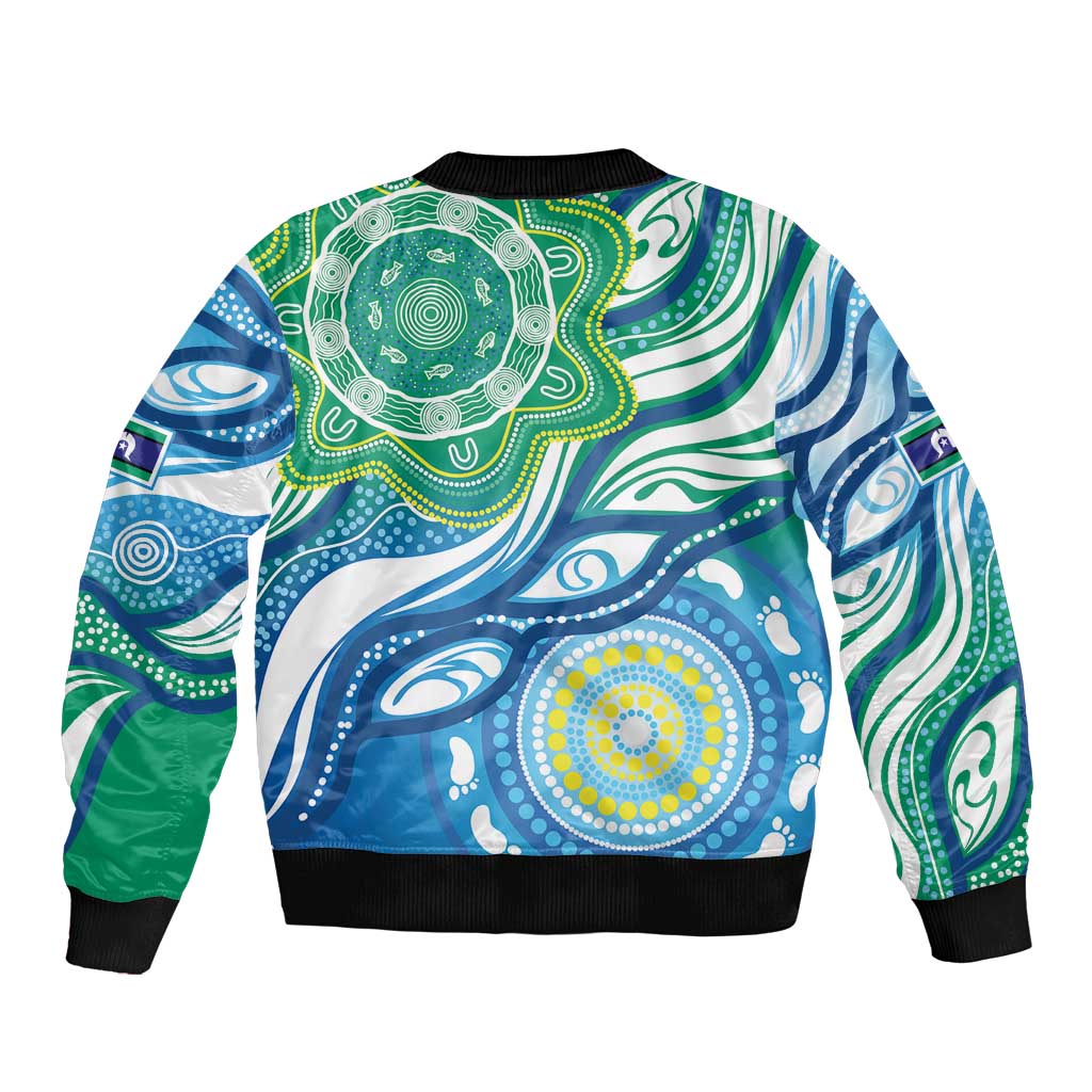 Aboriginal and Torres Strait Islander Men Bomber Jacket - Naidoc Style