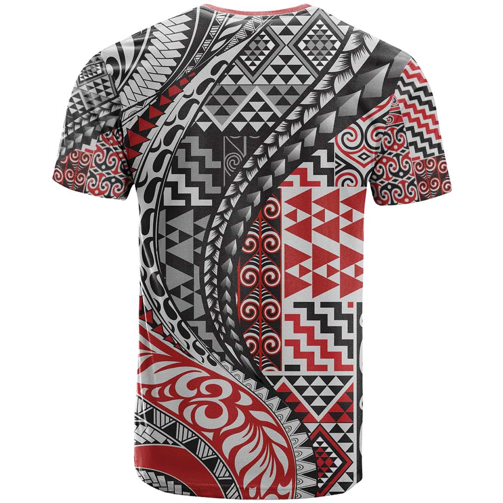 Small Funky Tee - Maori Tribal - Aqua