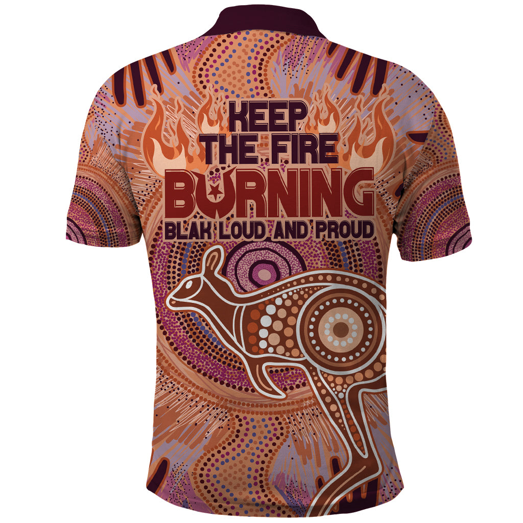 Fire Together NAIDOC 2024 Polo Shirt Indigenous Cultural Spirit