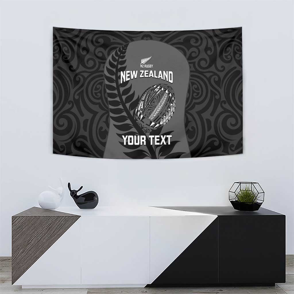 Personalised New Zealand Silver Fern Rugby Long Sleeve Button Shirt All Black Go Champions Maori Pattern LT14 main image 1