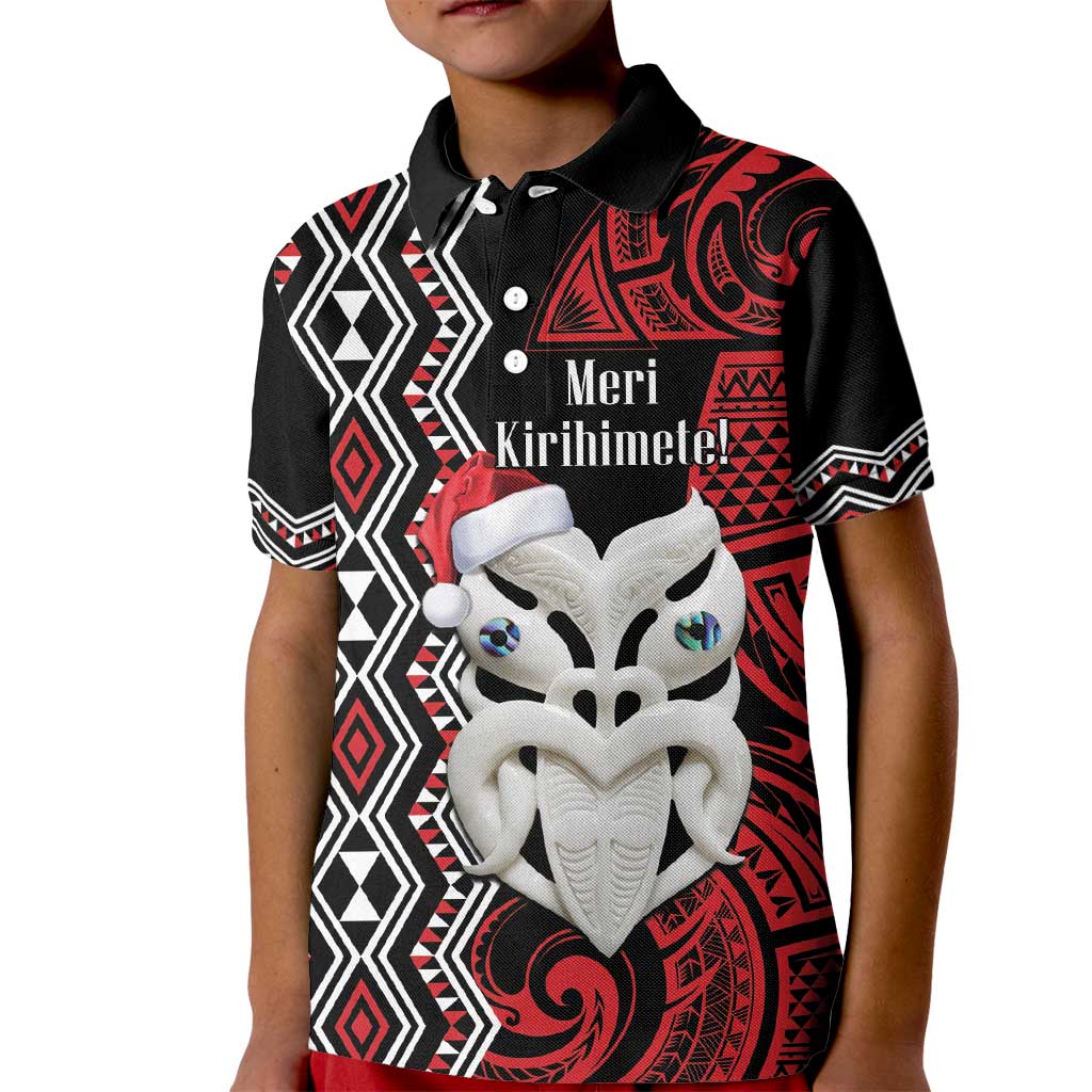 New Zealand Aotearoa Meri Kirihimete Long Sleeve Shirt Maori Kiwi Christmas LT9 main image 1