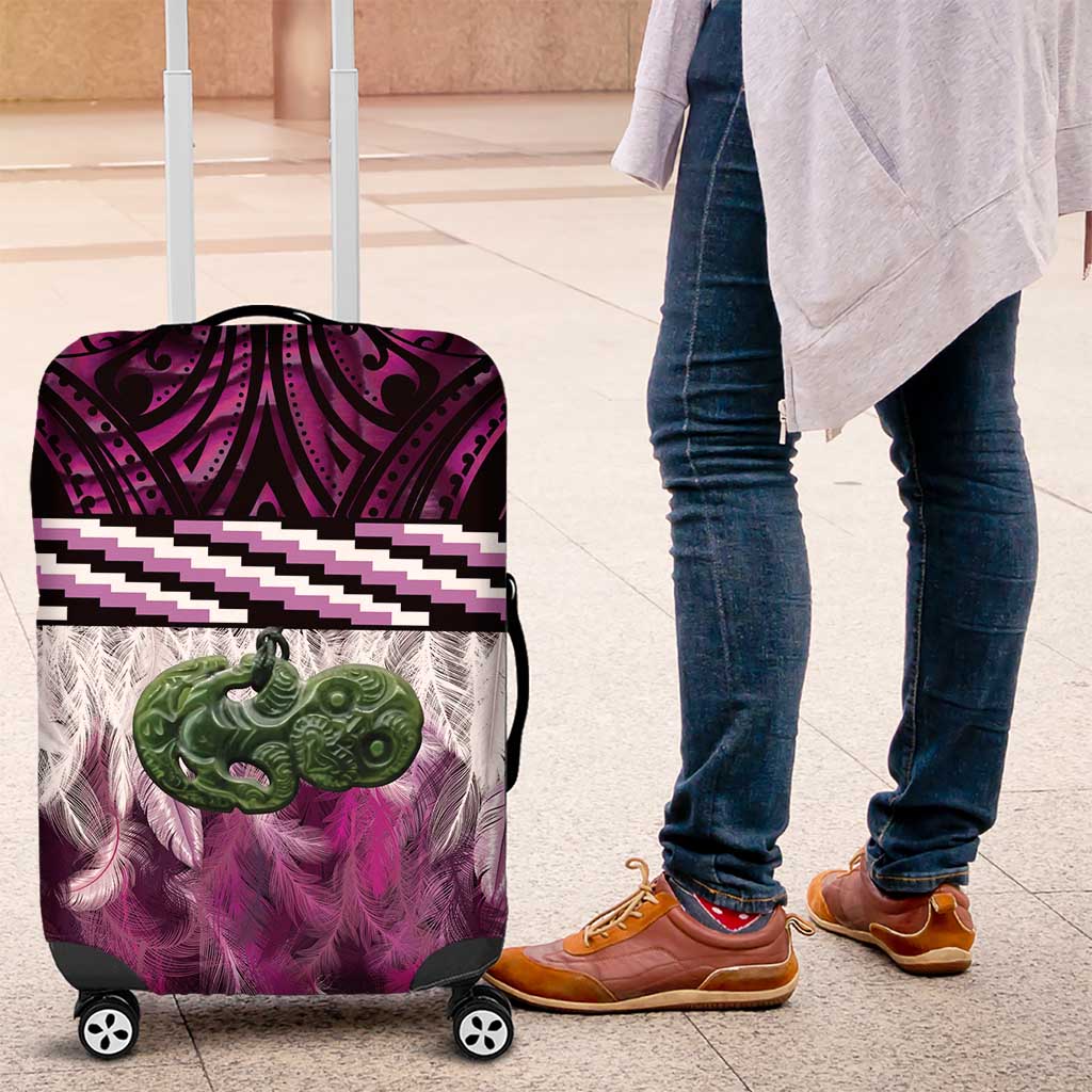 New Zealand And Cook Islands Luggage Cover Together - Paua Shell LT8 main image 0