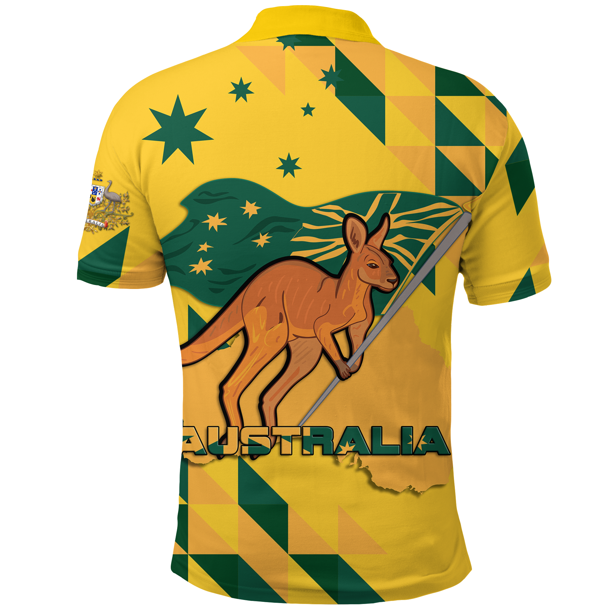 Australia Day Proud To Be Aussie Polo Shirt - LT12