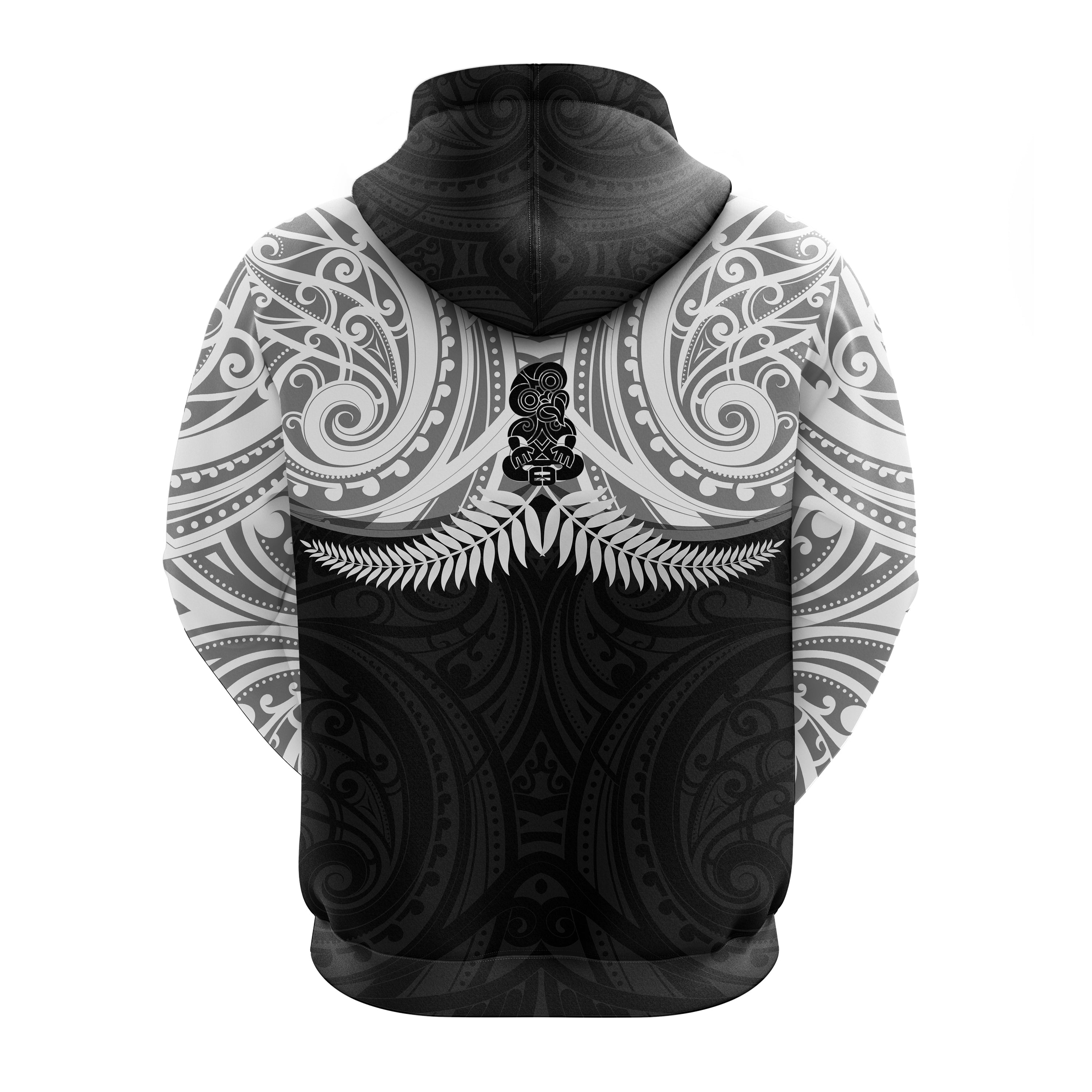 new-zealand-hoodie-maori-silver-fern