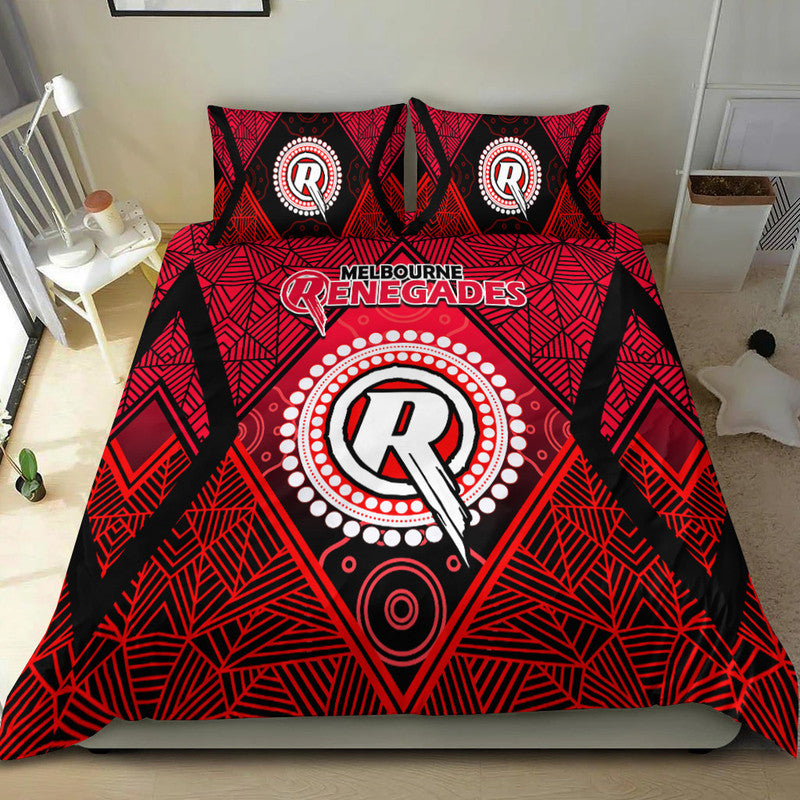 Melbourne Renegades Indigenous Aboriginal Cricket Bedding Set LT9