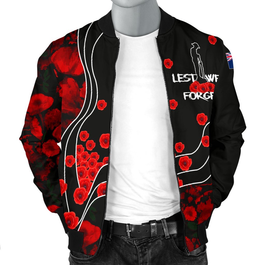 Anzac Men Bomber Jacket - We Will Remember Them Ver02 main image 0