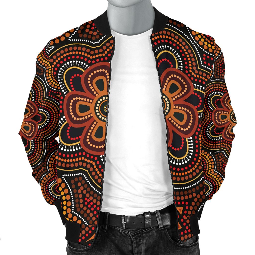 Bomber Jacket - Aboriginal Dot Painting Jacket Ver02 main image 1