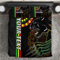 (Custom Personalised) Penrith Panthers Rugby Bedding Set The Mountain Men Aboriginal Art Dynamic LT14