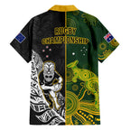 Australia Rugby Mix Aotearoa Rugby Hawaiian Shirt Wallabies All Black Special Version LT14