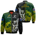 Australia Rugby Mix Aotearoa Rugby Bomber Jacket Wallabies All Black Special Version LT14