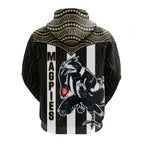 Magpies Football Hoodie Collingwood 1892 Indigenous Sporty Style LT14