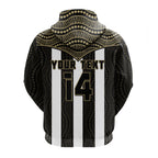 (Custom Text And Number) Magpies Football Hoodie Collingwood 1892 Indigenous Sporty Style LT14