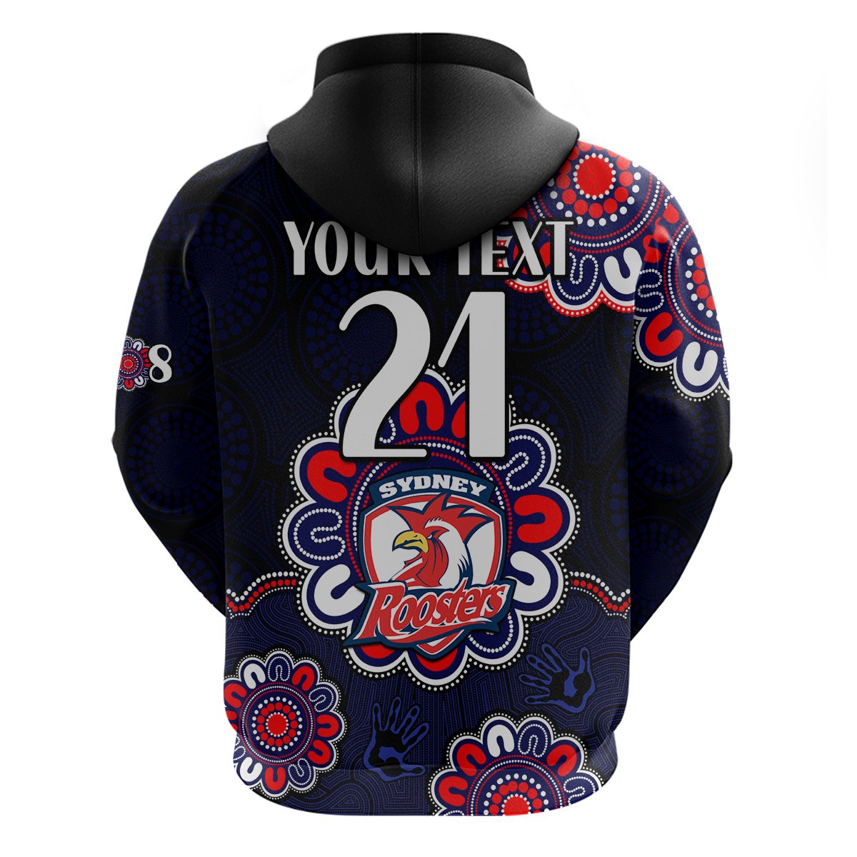 custom-personalised-nrl-sydney-roosters-rugby-1908-aboriginal-hoodie