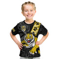 Richmond Football T Shirt KID Tigers 1885 Indigenous Basic Style LT14