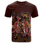 aboriginal-t-shirts-kangaroo-family-with-hand-art