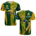 Australia Rugby and South Africa Rugby T Shirt Wallabies Mix Springboks Sporty LT14