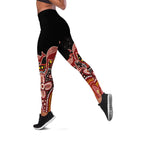 NAIDOC Week 2025 Indigenous Leggings Dark Retro LT7