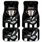 AFL Collingwood Car Mats Magpies Premiers 2023 With Trophy Proud LT14