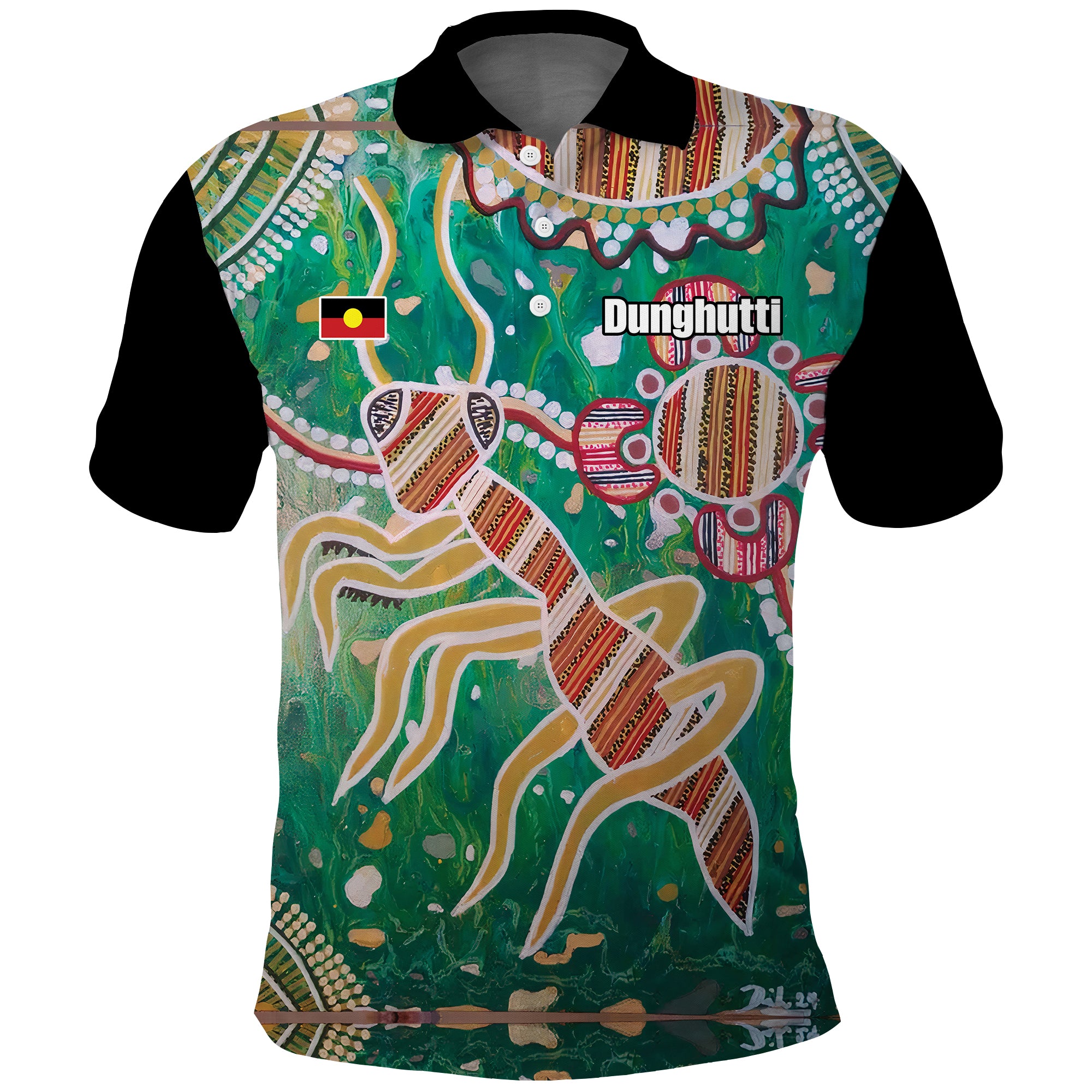 CUSTOMER REQUEST- Hector Ritchie - 01/08/2025 - Praying Mantis Polo Shirt - LT14