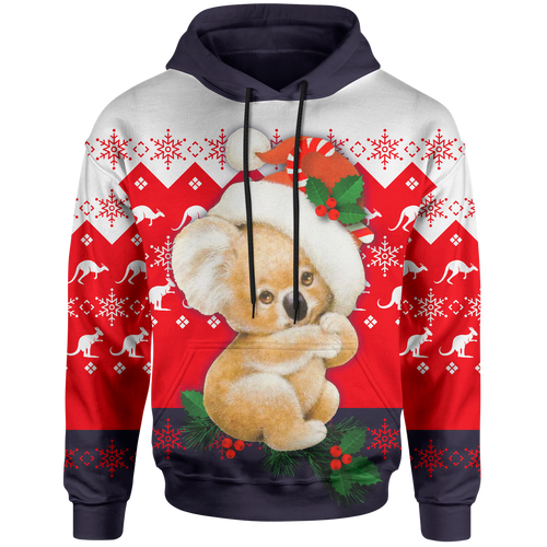 christmas-hoodie-koala-hoodie-kangaroo-symbol-snowflakes-unisex