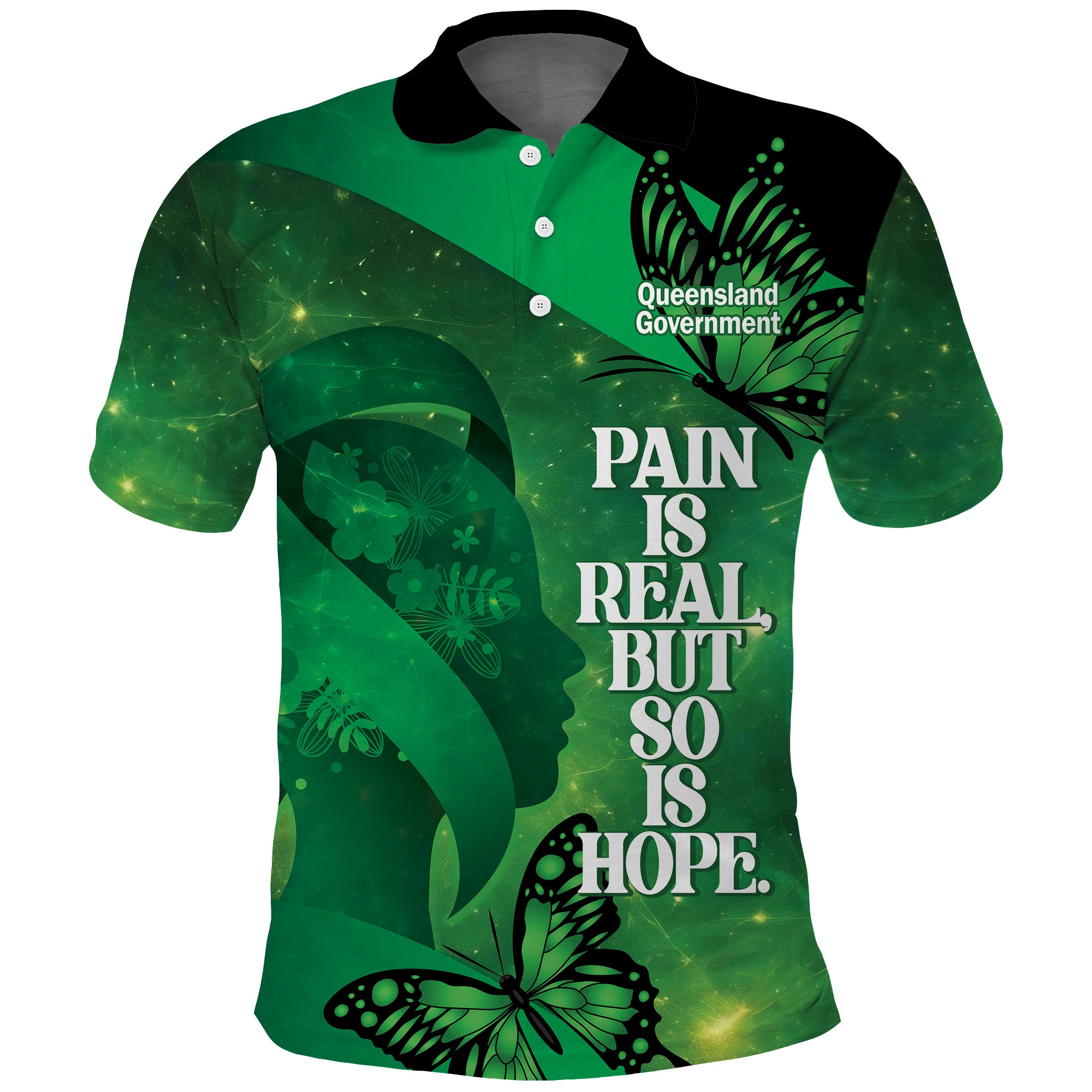 CUSTOMER REQUEST- Mental Health Awareness - 06/08/2025 - Polo Shirt - LT14