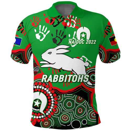 rabbitohs-rugby-naidoc-2022-aboriginal-polo-shirt