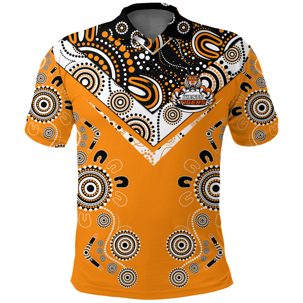Wests Tiger Rugby Aboriginal Pattern