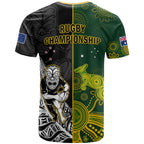 Australia Rugby Mix Aotearoa Rugby T Shirt Wallabies All Black Special Version LT14