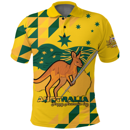 Australia Day Proud To Be Aussie Polo Shirt