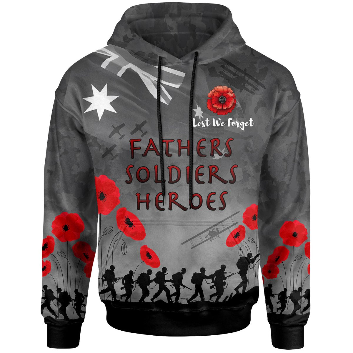 australia-anzac-hoodie-custom-anzac-fathers-soldiers-heroes-hoodie