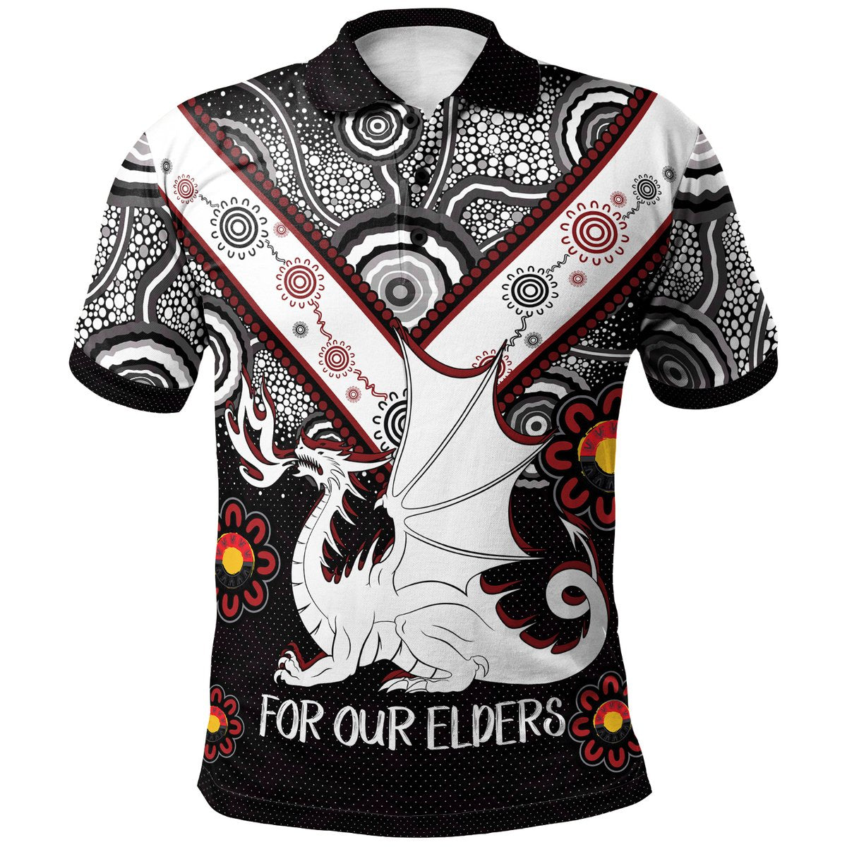 australia-illawarra-and-st-george-naidoc-week-2023-polo-shirt-custom-for-our-elders-polo-shirt