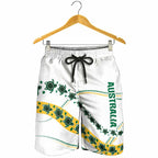2026 Autumn Rugby Nations Australia Shorts for Men Indigenous Turtle Aboriginal Dot Art