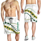 2026 Autumn Rugby Nations Australia Shorts for Men Indigenous Turtle Aboriginal Dot Art