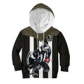 Magpies Football Hoodie KID Collingwood 1892 Indigenous Sporty Style LT14