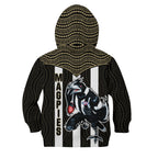 Magpies Football Hoodie KID Collingwood 1892 Indigenous Sporty Style LT14
