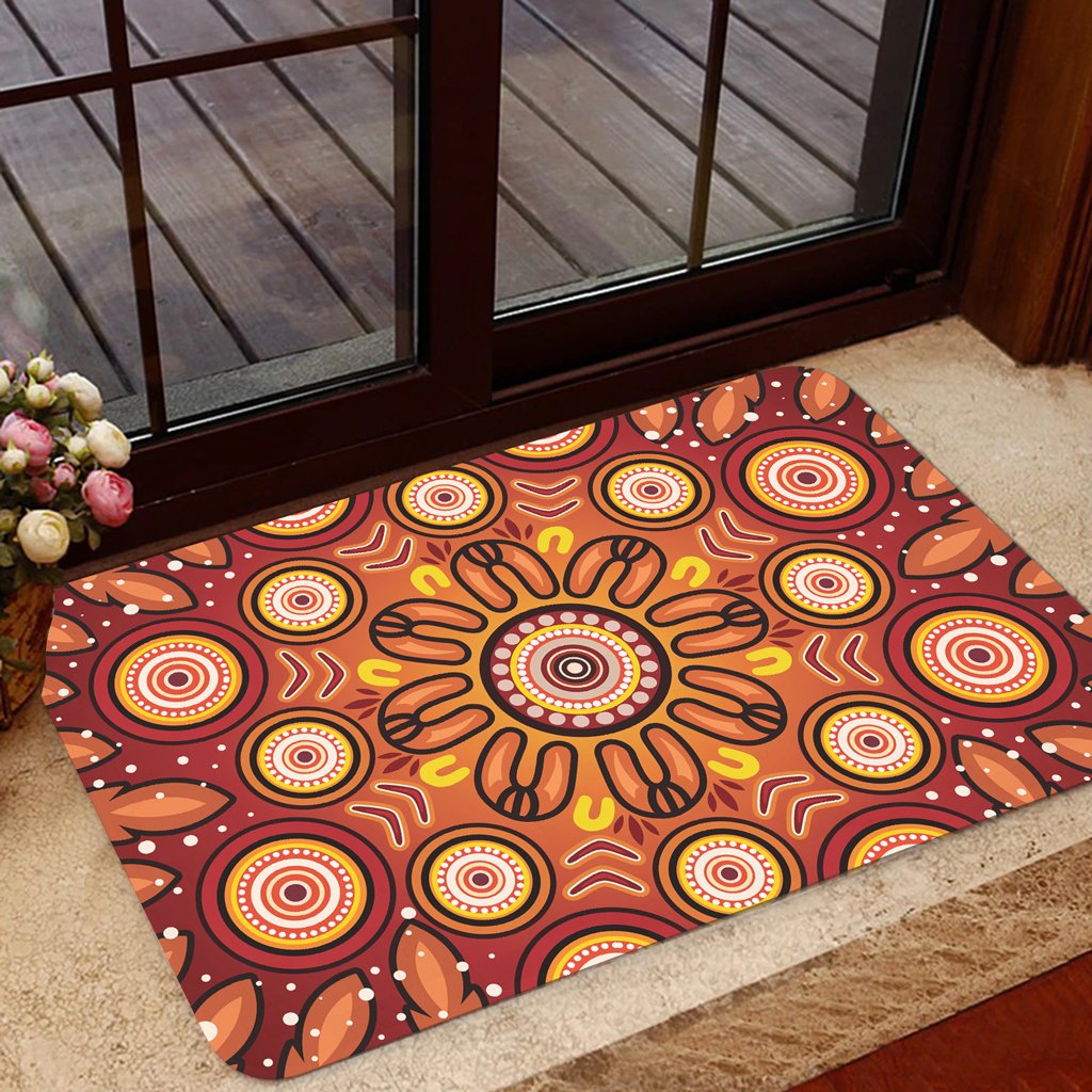 australia-aboriginal-inspired-door-mat-aboriginal-art-dot-painting-02