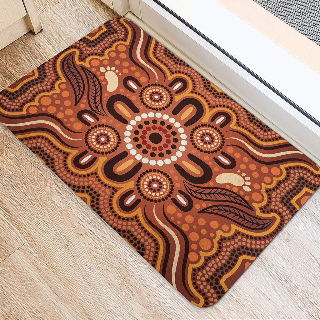 australia-aboriginal-inspired-door-mat-aboriginal-leaf-style-of-background
