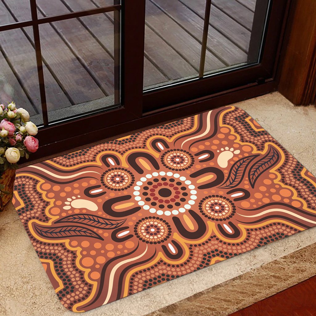 australia-aboriginal-inspired-door-mat-aboriginal-leaf-style-of-background