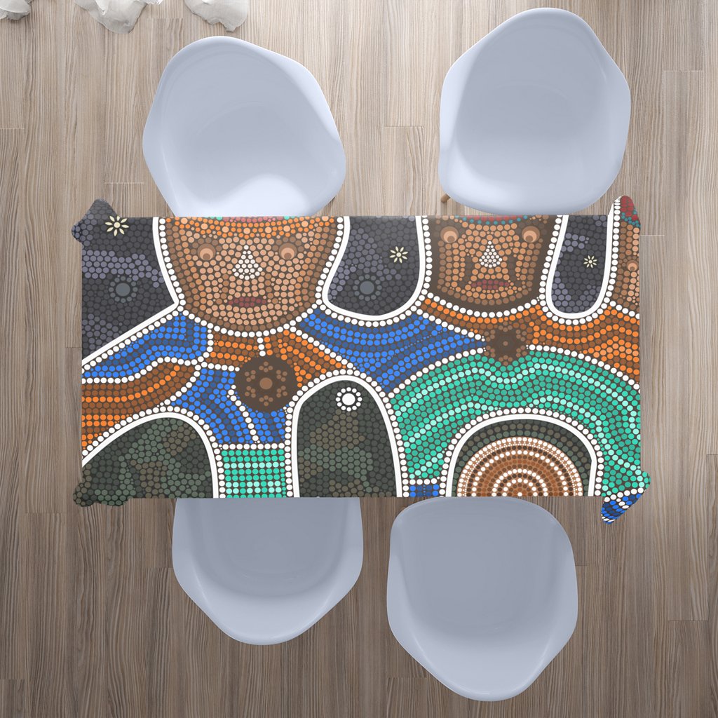 australia-aboriginal-inspired-tablecloth-friendship-aboriginal-style