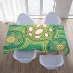 australia-aboriginal-inspired-tablecloth-aboriginal-dot-art-vector-painting-with-turtle