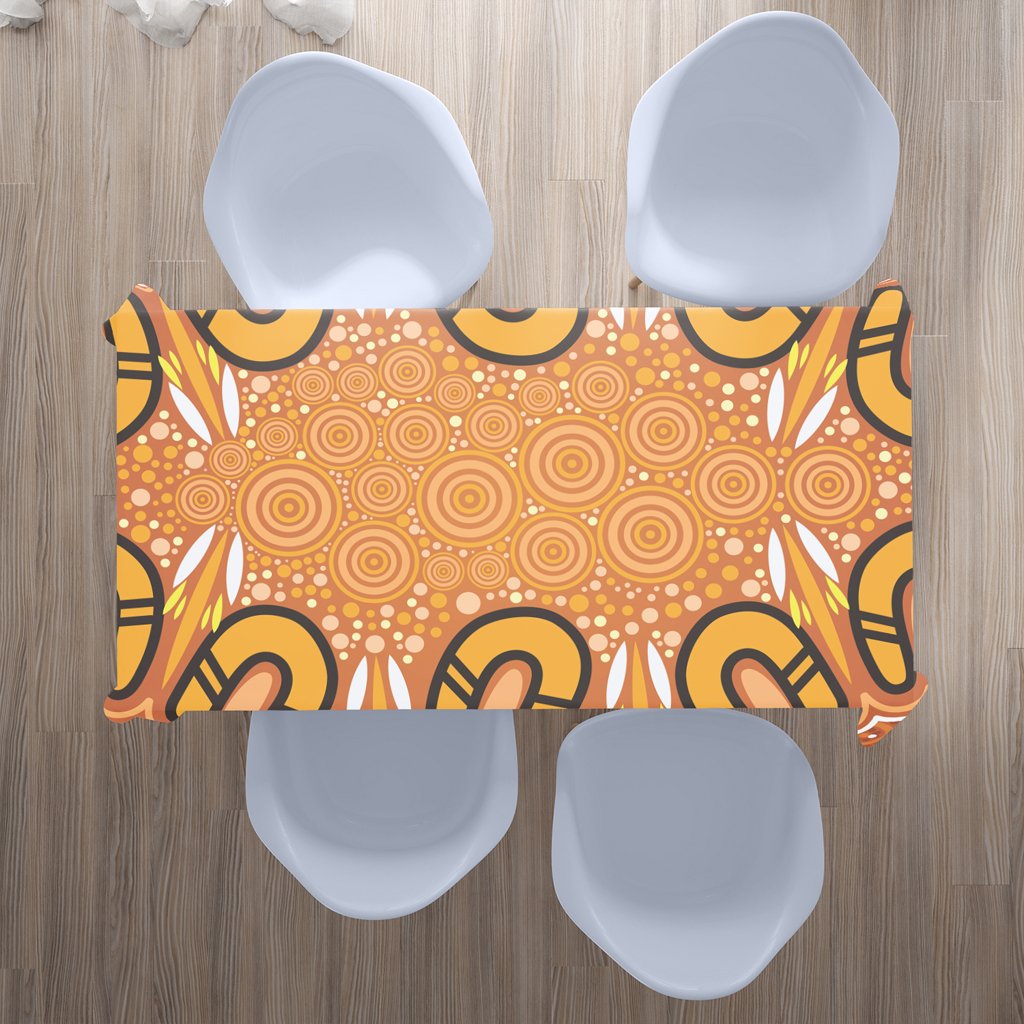 australia-aboriginal-inspired-tablecloth-aboriginal-dot-design-background
