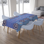australia-aboriginal-inspired-tablecloth-blue-aboriginal-artwork