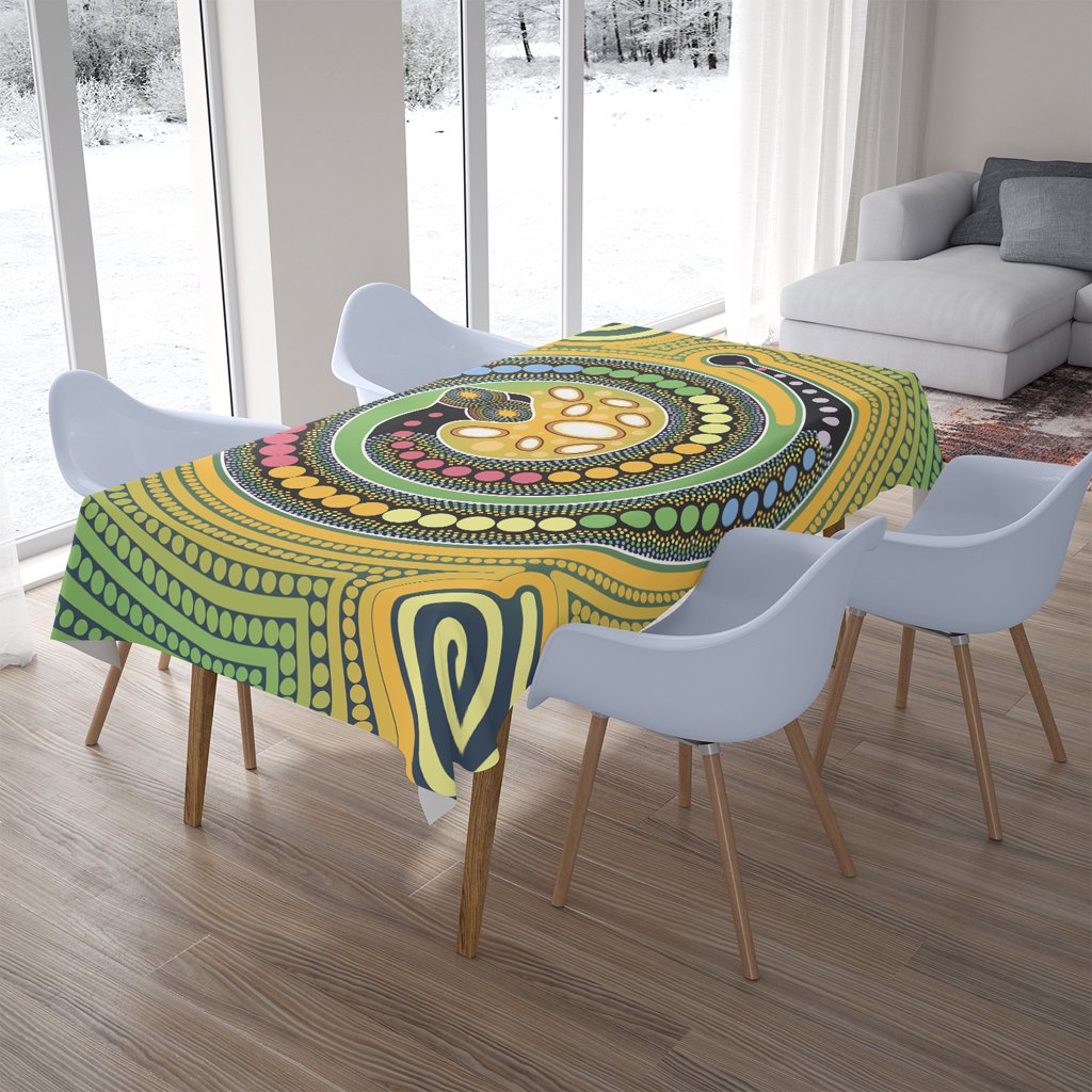 australia-aboriginal-inspired-tablecloth-aboriginal-art-vector-painting-with-snake