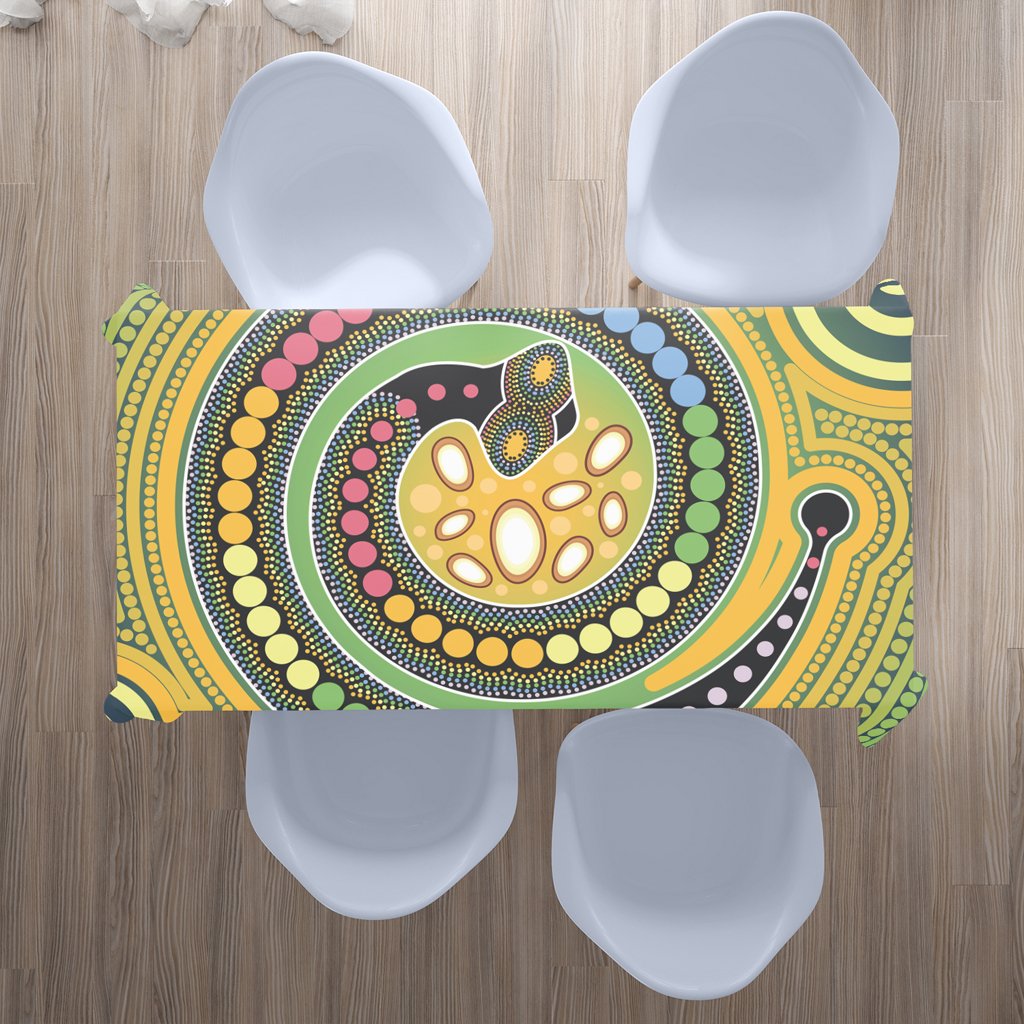 australia-aboriginal-inspired-tablecloth-aboriginal-art-vector-painting-with-snake
