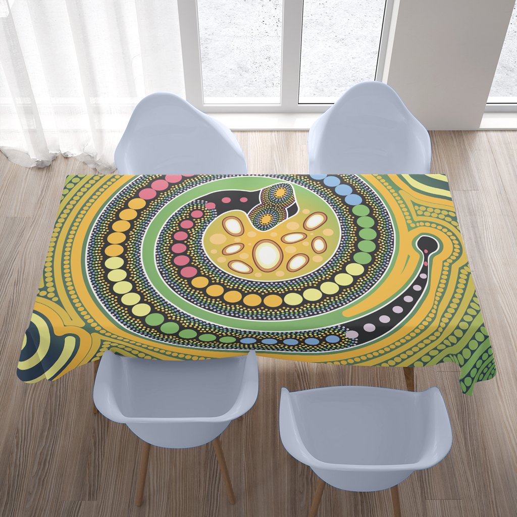 australia-aboriginal-inspired-tablecloth-aboriginal-art-vector-painting-with-snake