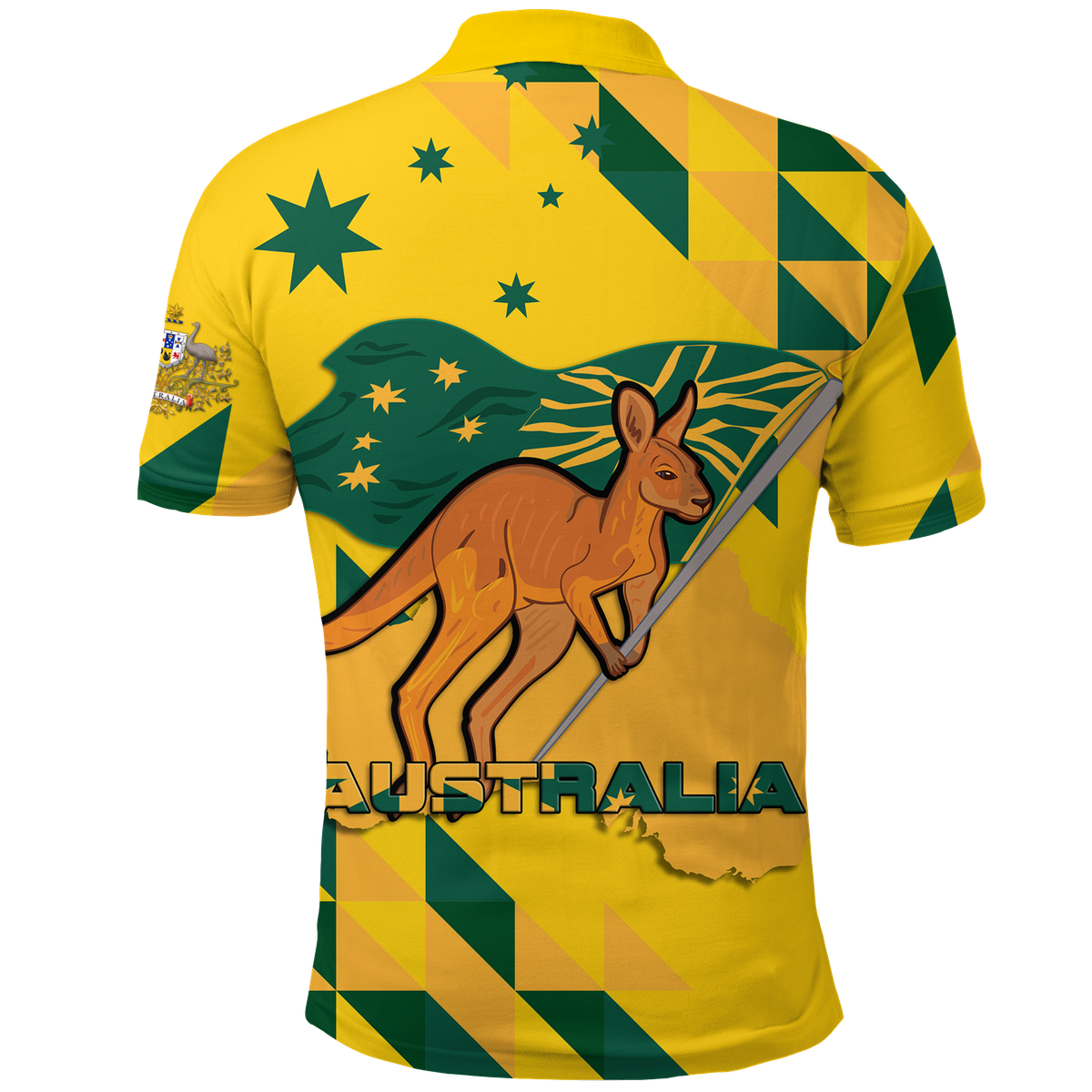 Australia Day Proud To Be Aussie Polo Shirt - LT12