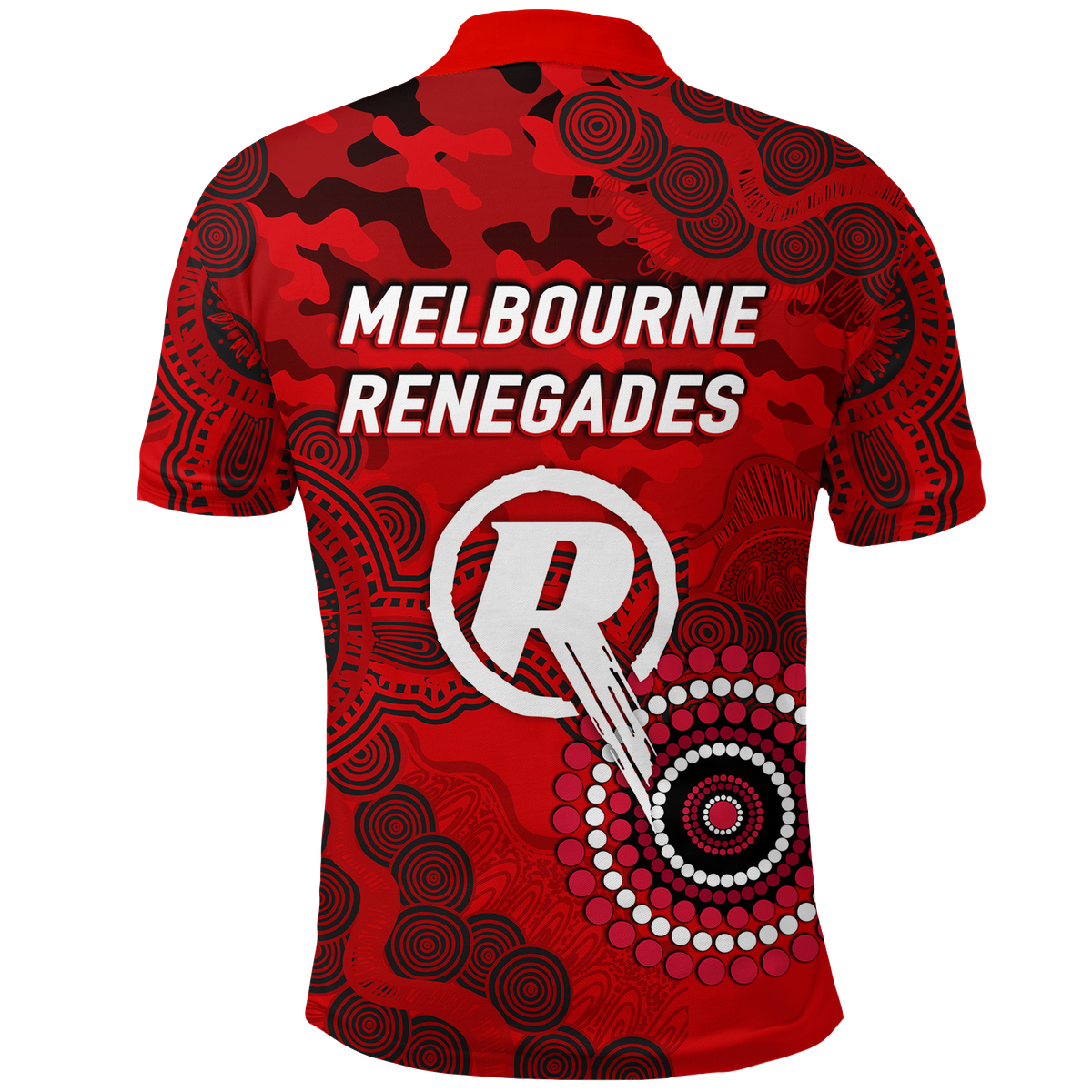 Melbourne Renegades ANZAC Day Aboriginal Polo Shirt - LT12