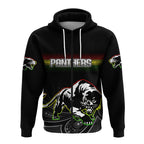 (Custom Personalised) Black Panthers Rugby League Aborigina Hoodie - LT2