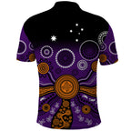 Perth Glory Australia Football Polo Shirt 2025 Aboriginal Art LT14