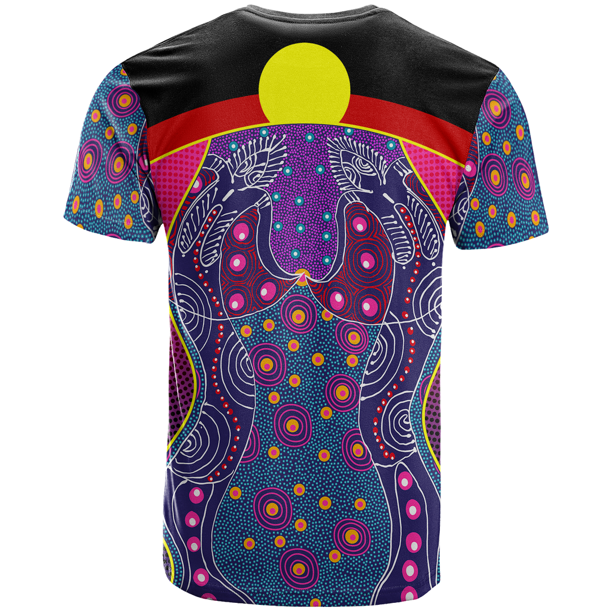 t-shirt-aboriginal-sublimation-dot-pattern-style-violet